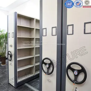 Metal Mobile Manual Mass Filing Cabinet thumbnail-4