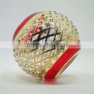 Round Sphere Creative Glass Candle Holders With Good Quality thumbnail-3
