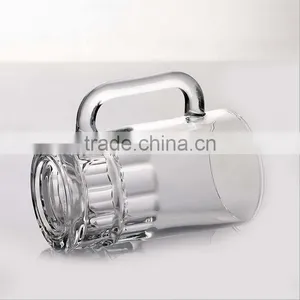 Haonai Promotional Glass Beer Mugs With Handle and Custom Logo thumbnail-5