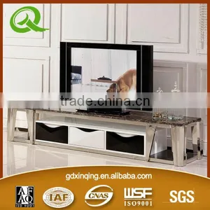 E350 Modern Living Room Furniture Tempered Glass tv Stand thumbnail-4
