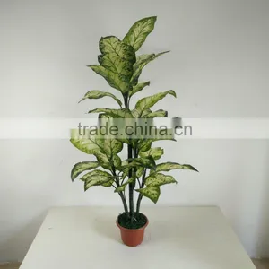 Artificial Rohdea Fake Dieffenbachia Artificial Decorative Evergreen thumbnail-1