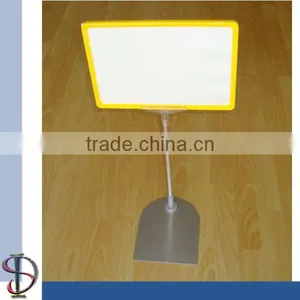 Sign Holder Tabletop With Big Base thumbnail-1