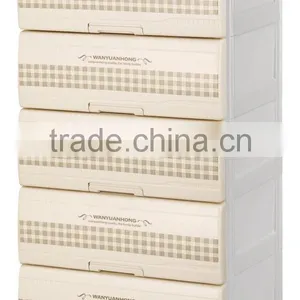 Durable 3 Drawer Lightweight Storage Cabinet For Closet/Office thumbnail-6