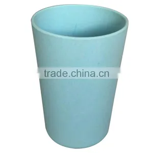 Eco Rice Husk Kids Mug Bamboo Fiber Reusable Colored Coffee Cup thumbnail-1