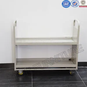 Library Steel Mobile Book Cart thumbnail-3