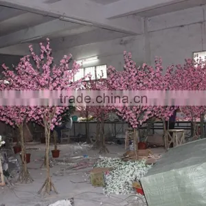 8ft Pink Silk Flower Tree Fake Blossom in Wholesale Price for Indoor Decoration thumbnail-3