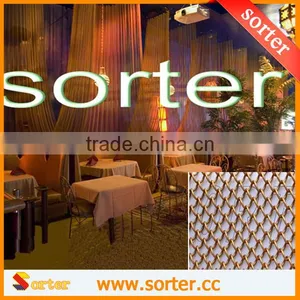 High Quality Shinning Office Room Divdiers Interior Decoration Mesh thumbnail-1