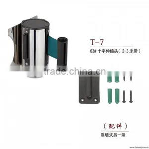 Stainless Steel Retractable Belt Barrier Railing Stand thumbnail-2