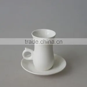 80cc Ceramic Promotion White Coffee Cup Set thumbnail-2