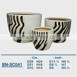 Vietnamese Ceramic Indoor Pot/ Indoor Planter BN-SC041 thumbnail-1