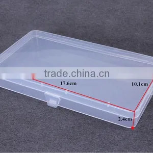 Clear Polypropylene Mini Storage Box With Hinged Lid,Snap Closure thumbnail-2