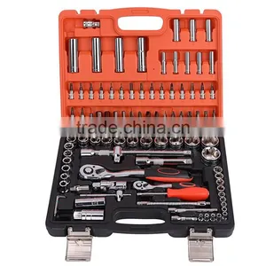 94pcs Socket Set (1/2" & 1/4") CRV Auto Reapair Spanner Set Driver Screwdriver Tools thumbnail-1
