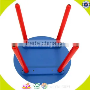 Wholesale Blue Wooden Table and 2 Chairs for Children,cheap Table and 2 Chairs,top Quality Wooden Table and 2 Chairs W08G137 thumbnail-4