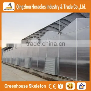 Factory Price Trade Assurance Greenhouse Equipment PC Sheet Agricultural Greenhouse Tunnel for Vegetable thumbnail-3