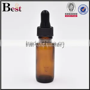 0.5oz Boston Glass Amber Dropper Bottle for America Market thumbnail-2