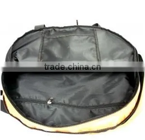 Cutsomeized Size Logo Eco -friendly Orange Round Travel Duffle Bag for Women thumbnail-5