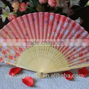 2016 Japanese Folding Bamboo Cloth Fan thumbnail-1