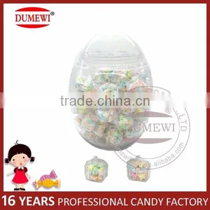 Colorful Fruit Flavor Star Tablet Candy Pressed Candy in Egg Shape Jar thumbnail-2