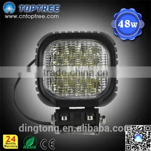 Off-road Tractor 48w Work Light Waterproof Led Auxiliary Work Lamps 12v 24v 3450lum thumbnail-1