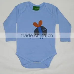 Newborn Baby Bodysuit 100% Organic Cotton White Baby Clothing Summer Style Long Sleeves Clothes thumbnail-4