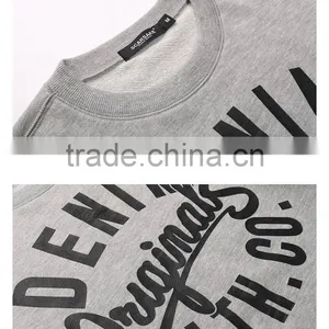 Printed Pattern Custom Cotton Sweatshirt Without Hood thumbnail-3