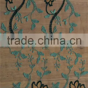 Wholesale Guangzhou African Beaded Embroidery Dry Lace Fabric thumbnail-2