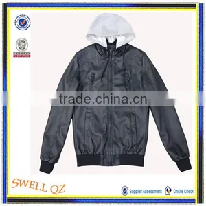 2016 Top Fashion Italian Jacket Mens Leather Blazer thumbnail-1