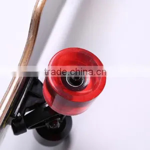 HSJ63 4wheels Longboard Wholesale Freestyle Maple Longboard Skateboard thumbnail-4