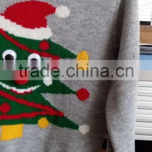 (KS016) Hot Ugly Childrens Knitting Patterns Christmas Sweater thumbnail-6