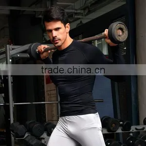 Wholesale 2017 New Style Seamless Men Fitness Shirts for Gymnasium thumbnail-1