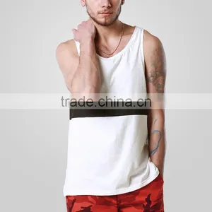 Stylish Printed Casual Two-tone Tank Tops thumbnail-1
