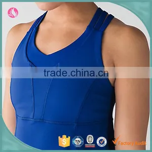Sport Polyester Seamless Camisole Gym Tube Fitness Apparel Tank Top Woman Clothes thumbnail-3