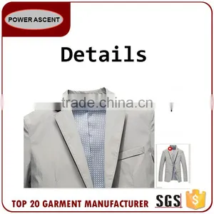 Wholesale Fashion Men Spring Summer Suit Jacket Blazer For Popular thumbnail-4