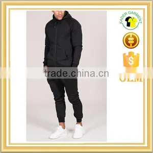 Jogging Suit and Sports Tracksuit for Men Plain Cotton Tracksuit thumbnail-1