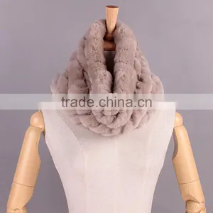 Hot Selling Europe Fashionable Custom Designed Ladies Scarfs Fur Fashion Scarf 2014 thumbnail-1