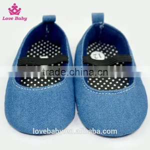 Denim Color Point Baby Girls Prewalker Shoes Buster Brown Baby Walking Shoes LBF2015122304 thumbnail-2