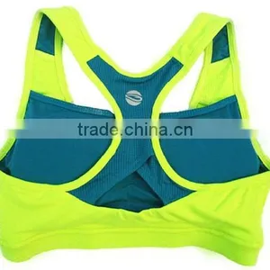 90% Nylon 10% Lycra Wholesale Sexy Sports Bra For Women thumbnail-2