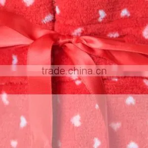 Heart Printing Hooded Zipper Unlined Upper Garment thumbnail-5