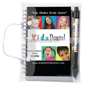 Full Color Note Set-notebook and Pen in Pouch. Comes With Your Full Color Logo. thumbnail-1