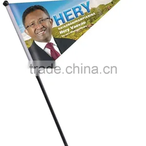 Plastic Stick Custom Hand Flag thumbnail-1