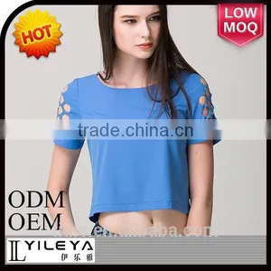 Four Color Can Choice Short Sleeve Plain t- Shirt thumbnail-2