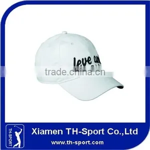 3D Embroidery Logo White Golf Hats for Men thumbnail-1