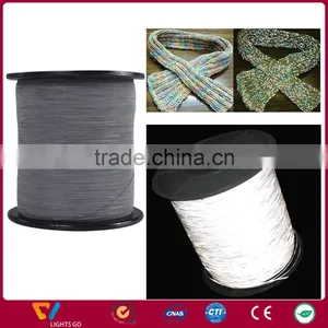 High Visibility Double Side Reflective Thread for Wool Knitting for Winter Scarf thumbnail-1