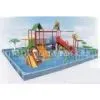 Hot - Dip Galvanized Raft Slide Theme Water Park Equipment Fiberglass 18m Height thumbnail-1