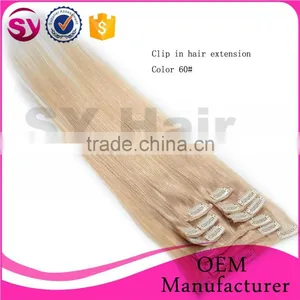 Hot Selling!!!Unprocessed Virgin Remy 100 Human Hair, Hair Clip, Clip In Hair Extensions For Black Women thumbnail-4