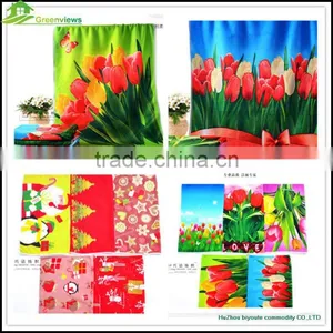 Custom Printed Linen Tea Towel Kitchen Use 100% Microfiber Tea Towel/microfiber Dish Towel/dish Cloth thumbnail-1