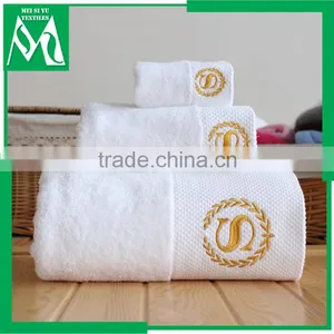 White Hotel Bath Towel Set Luxury 100% Cotton thumbnail-1