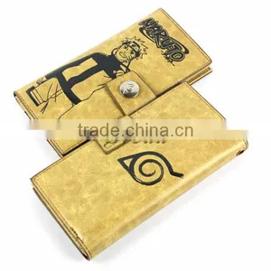 Janpenese Hot Anime Naruto PU Wallet Naruto Cosplay Wallet Cartoon Wallet for Boys thumbnail-3