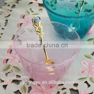 Cutout Rose Vintage Coffee Spoon /muni Zinc Alloy Leaves Ice Cream Spoon and Fork /fancy Dessert Spoon Jam Spoon Dinnerware thumbnail-2