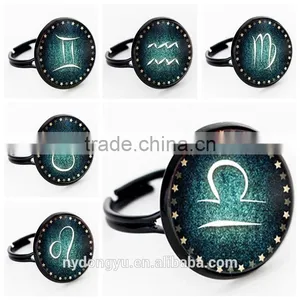 Unisex Cat and Star Alloy Ring/creative Alloy Ring/top Quality Ring thumbnail-1